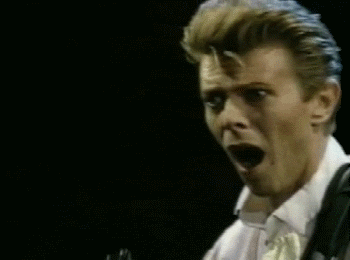shocked, david bowie, bowie, musician, terrified, horrified Gif For Fun –  Businesses in USA