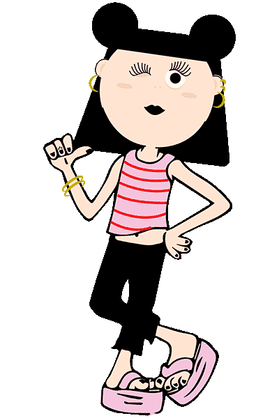 Pink Feliz Sticker by Bexzy Gallego