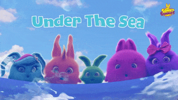 Under The Sea Swimming GIF by Sunny Bunnies