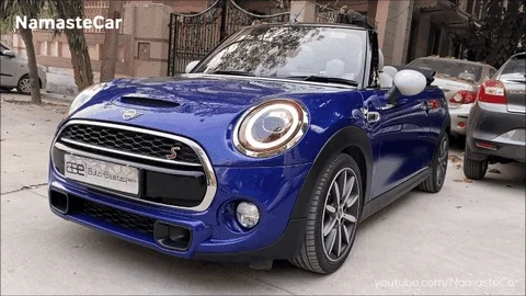 Driving Mini Cooper GIF
