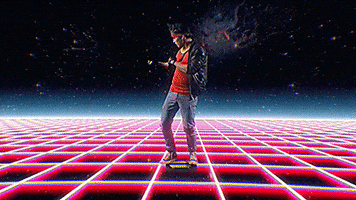 Time Travel 80S GIF