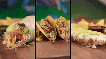 Tacos Burrito GIF by Tijuana Flats