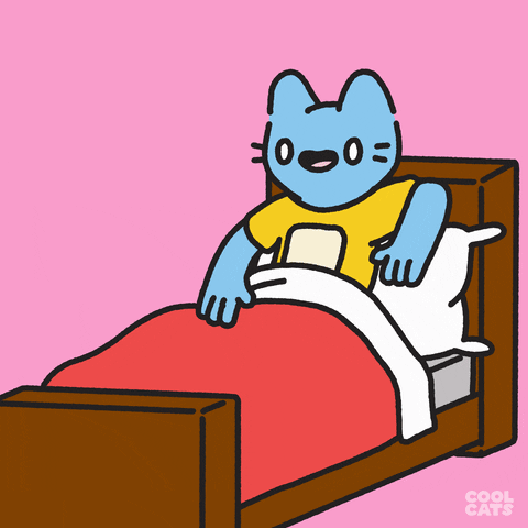 Tired Go To Sleep GIF by Cool Cats