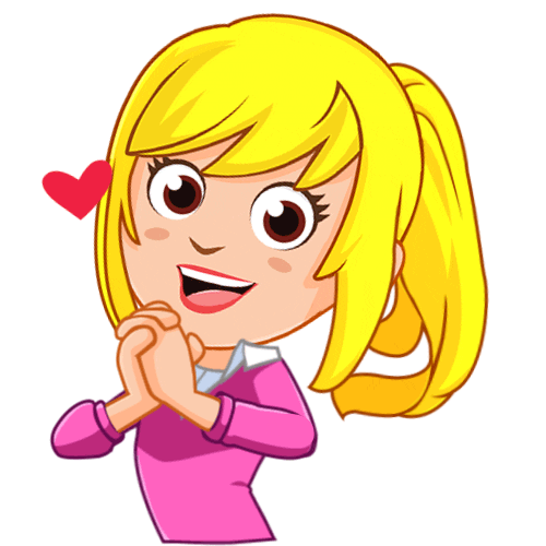 Heart Love Sticker by My Town Games