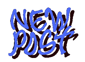 New Post Sticker