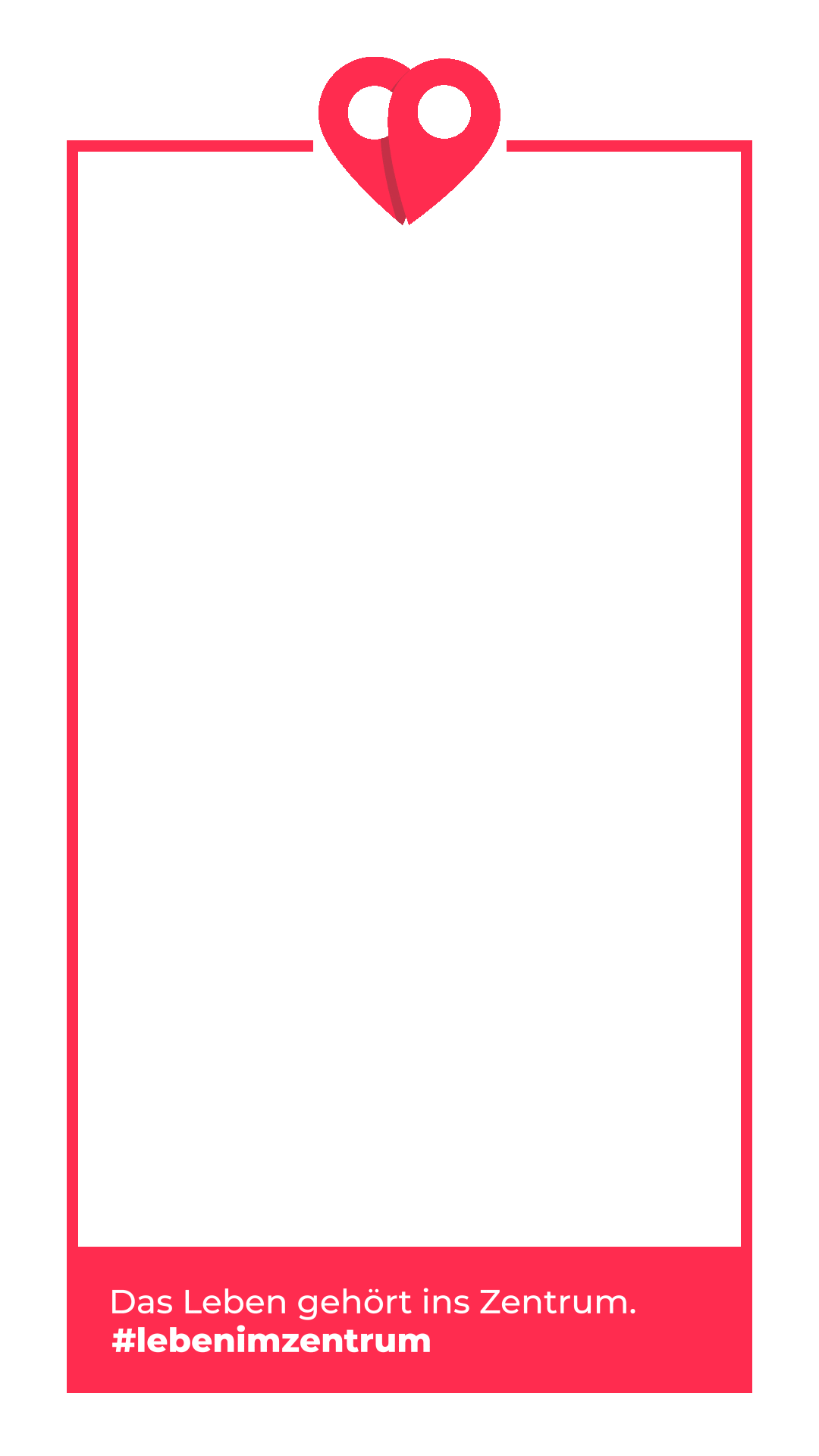 Leben im Zentrum Sticker