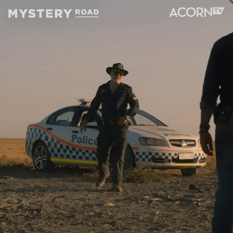 Mystery Road Reaction GIF by Acorn TV Latin America