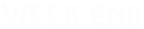 Week End Sticker