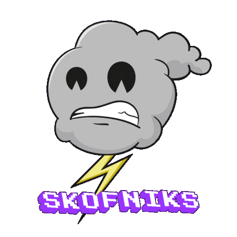 Cloud Cloudgang Sticker by Skofniks