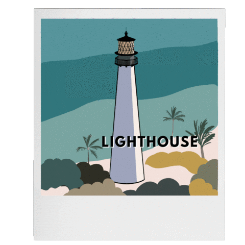 Key Biscayne Lighthouse Sticker by Friends of Cape Florida