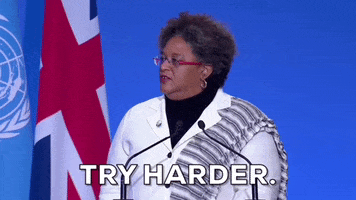 Try Harder Mia Mottley GIF by GIPHY News