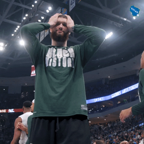 How Can This Be Oh No GIF by Milwaukee Bucks