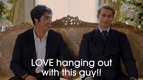 Love-hanging-out-with-this-guy GIFs - Get the best GIF on GIPHY