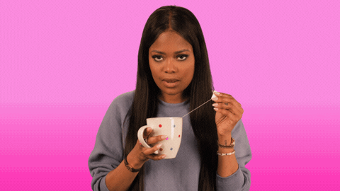 The Tea Gossip GIF by Karen Civil - Find & Share on GIPHY