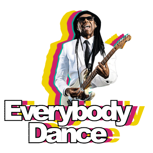Nile Rodgers Dance Sticker by Hipgnosis Songs for iOS & Android | GIPHY