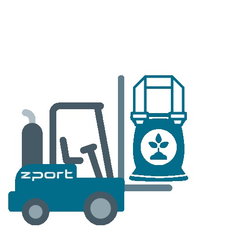 Transport Warehouse Sticker by Zport Group