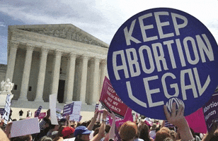 Supreme Court Abortion Protest GIF by GIPHY News