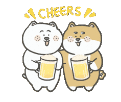 Dog Cheers Sticker