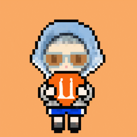 Pixel Jump GIF