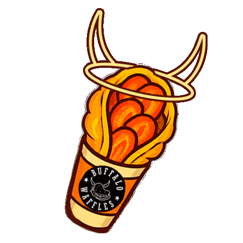 Sticker by Buffalo waffles