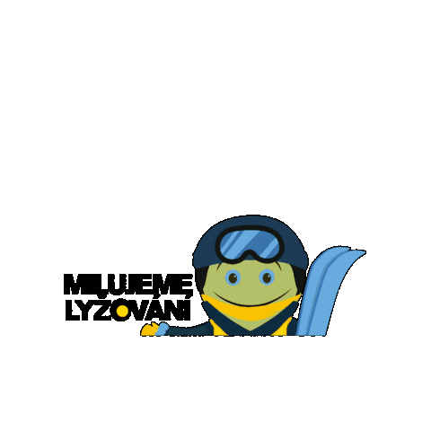 Ski Milujeme Sticker by ypointcz
