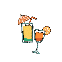 Drinks Cocktail Sticker by doodleanni