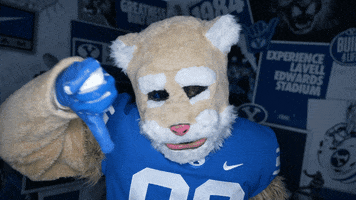 Cosmo Thumbs Down GIF by BYU Cougars