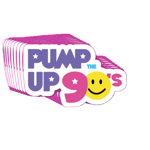 Pump up the 90's Sticker