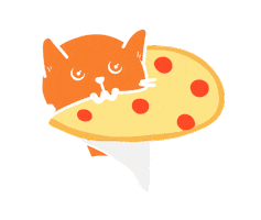 Pizza Cat Sticker