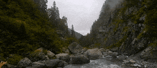 river mountains GIF by Jerology