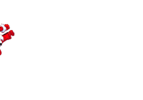 Christmas Kicking Sticker by Verve Taekwondo