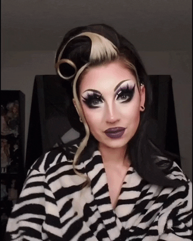 VenusEnvyDrag hair makeup drag drag queen GIF