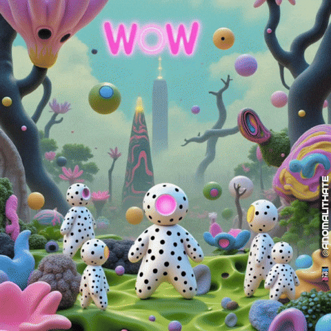 To The Moon Wow GIF
