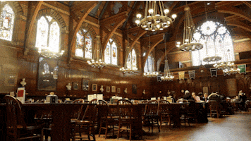 college dining GIF by Harvard University