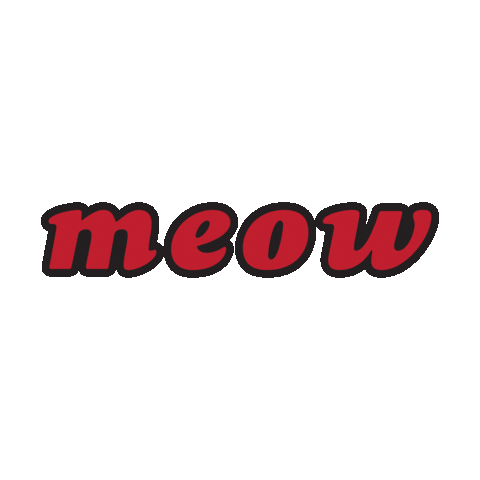 Meow Love Cat Sticker