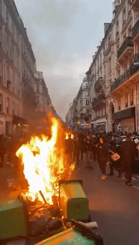Burning France GIF by Storyful