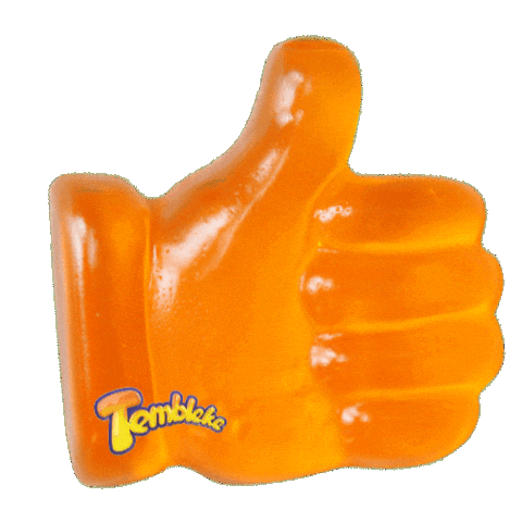 Emoji Thumbs Up Sticker by Golosinas Tembleke