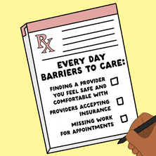 Everyday barriers to care list