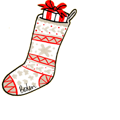Christmas Swinging Sticker by Boden