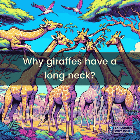 Giraffe Anatomy GIF by ExplainingWhy.com