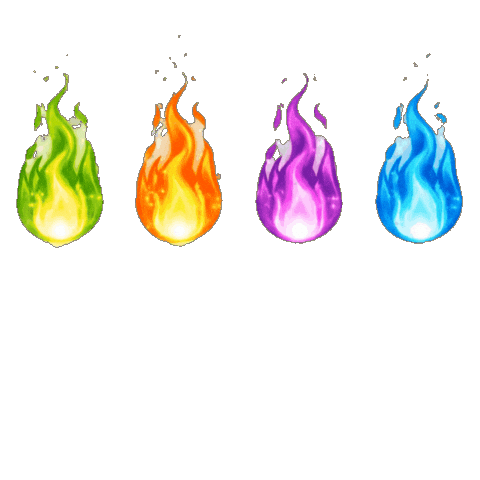 Fire Color Sticker by Setú