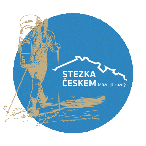 Hiker Sticker by Stezka Ceskem