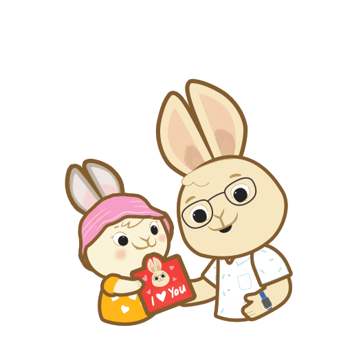 Family Bunny Sticker by familiesforlife.sg