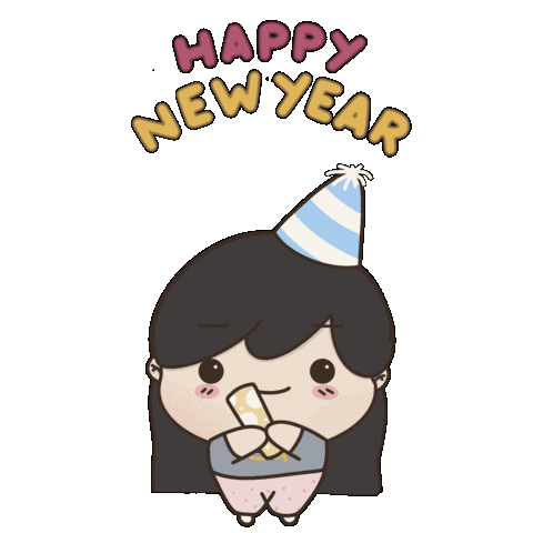 Celebrate Happy New Year Sticker
