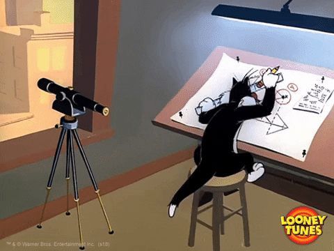 Cat Working GIF by Looney Tunes - Find & Share on GIPHY