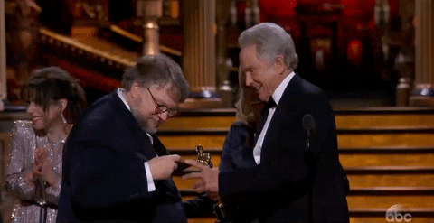 excited guillermo del toro GIF by The Academy Awards