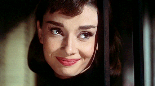 Audrey Hepburn Smile GIF