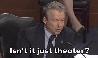 Rand Paul Theater GIF by GIPHY News