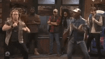beck bennett dancing GIF by Saturday Night Live