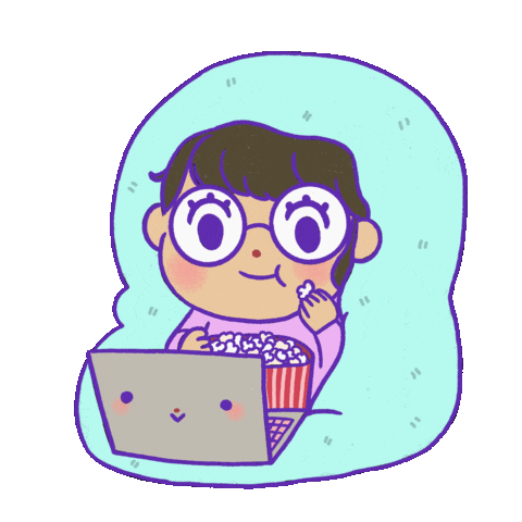 Netflix Eating Sticker